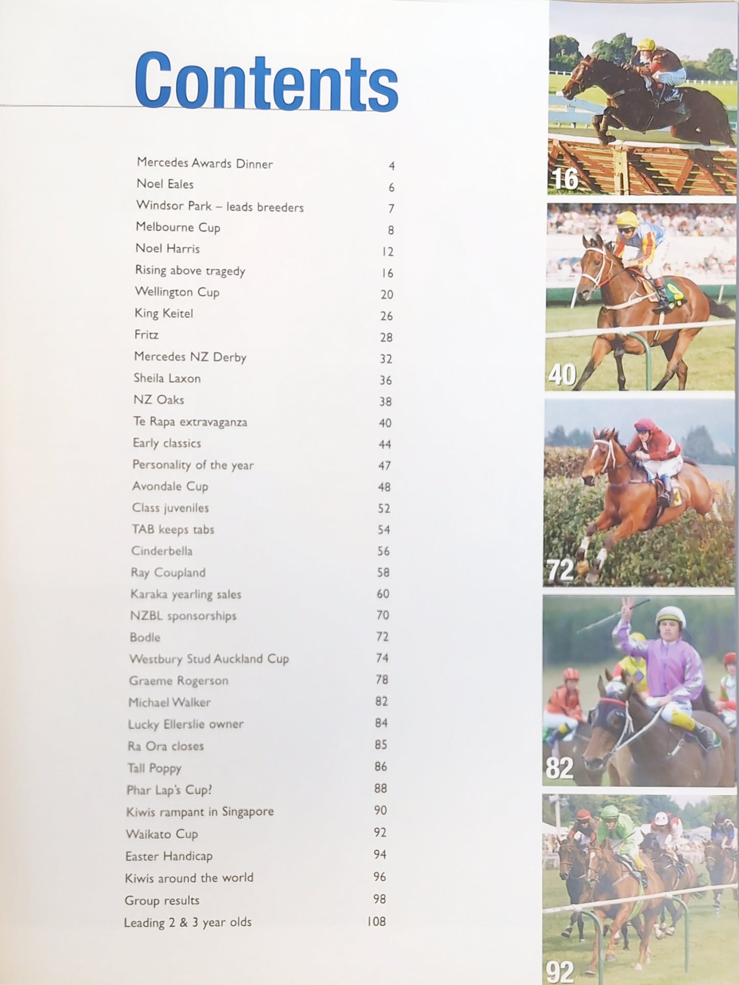 NZ Thoroughbred Racing Annual 2001