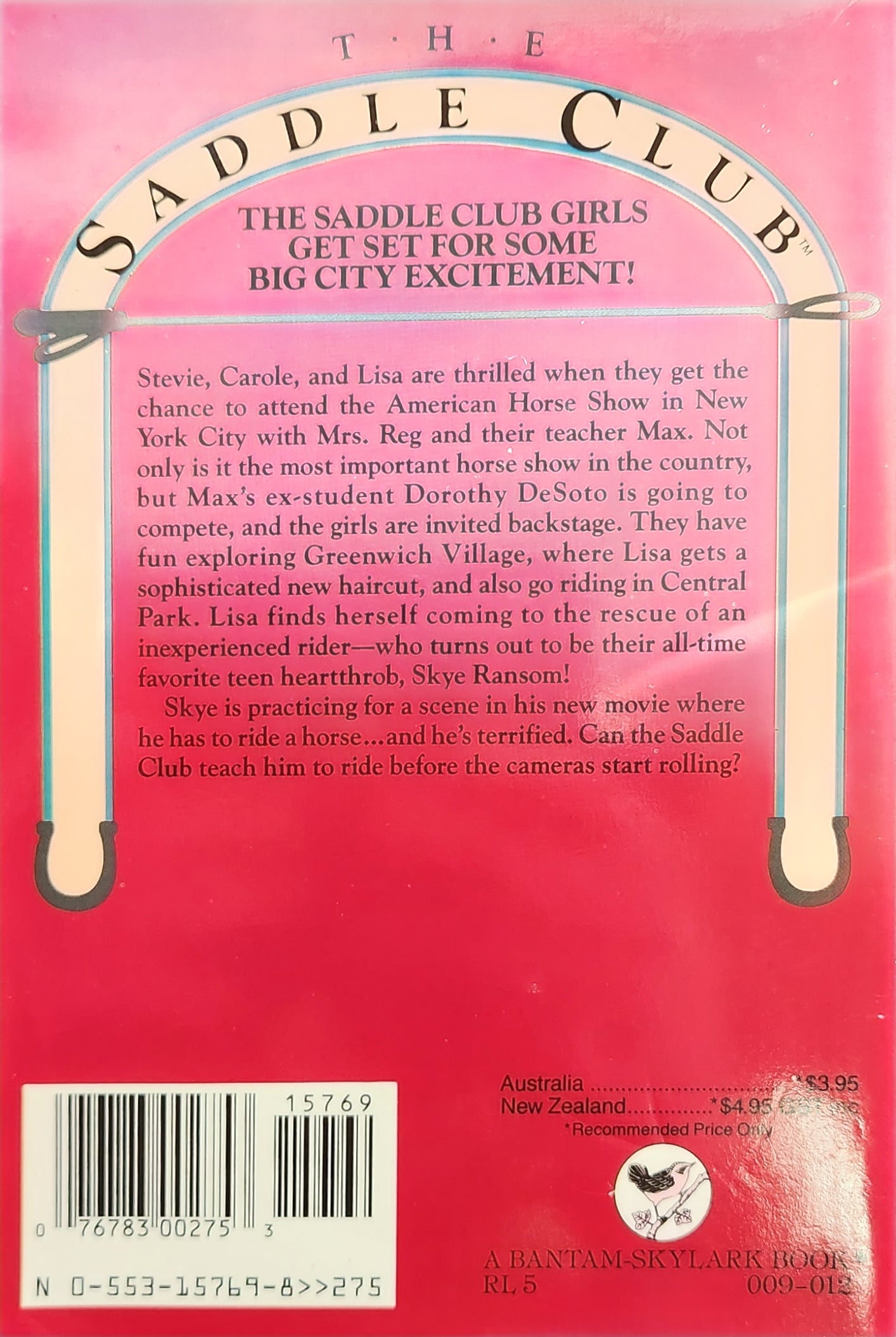 Saddle Club #8 Horse Show