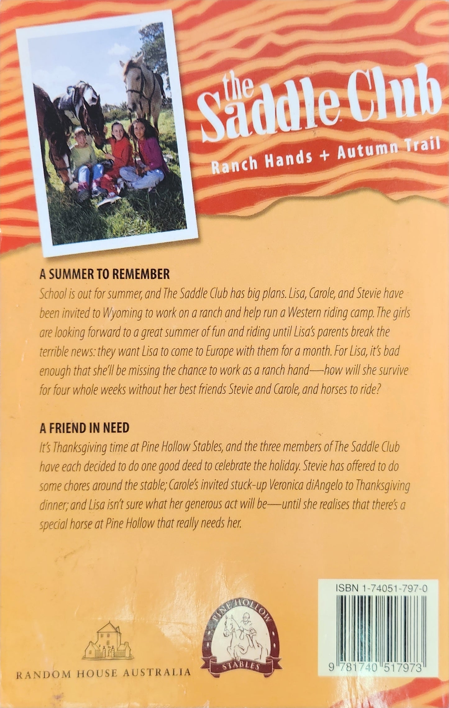 Saddle Club: Ranch Hands & Autumn Trail (2 books in 1)