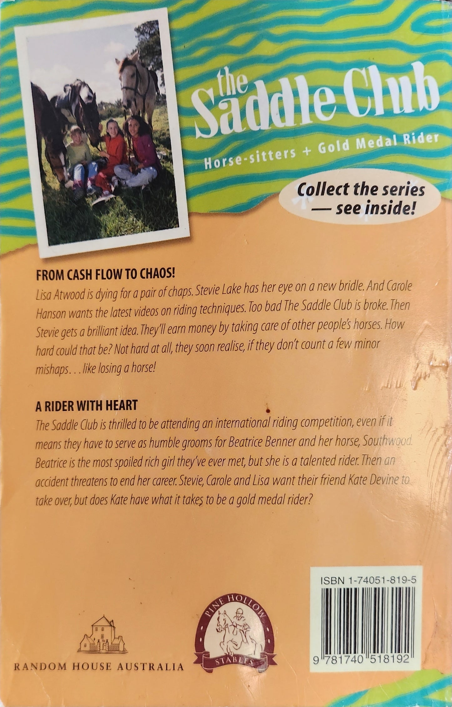 Saddle Club: Horse-sitters & Gold Medal Rider (2 books in 1)