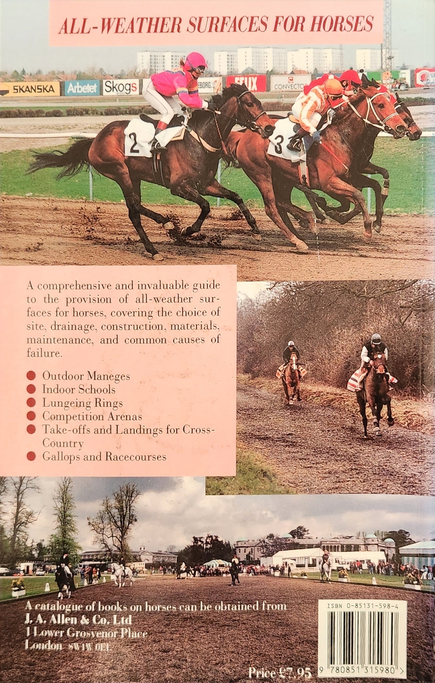 All-weather surfaces for horses