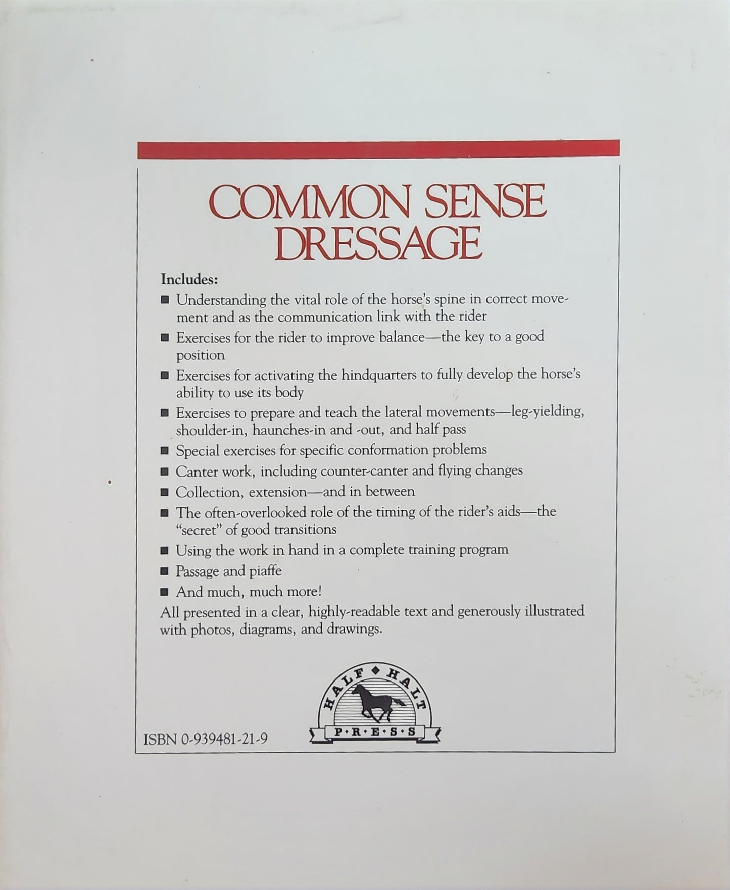 Common Sense Dressage