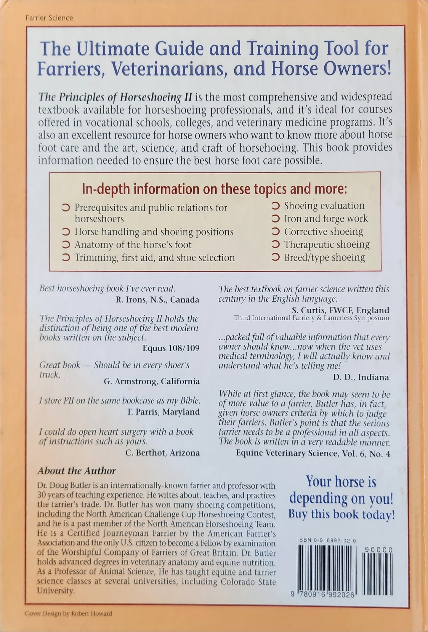 The Principles of Horseshoeing II