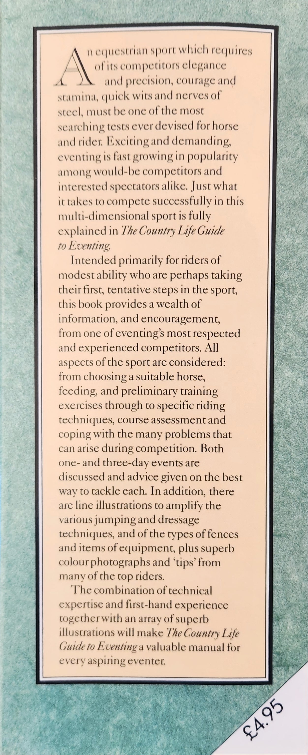 The Country Life Guide to Eventing