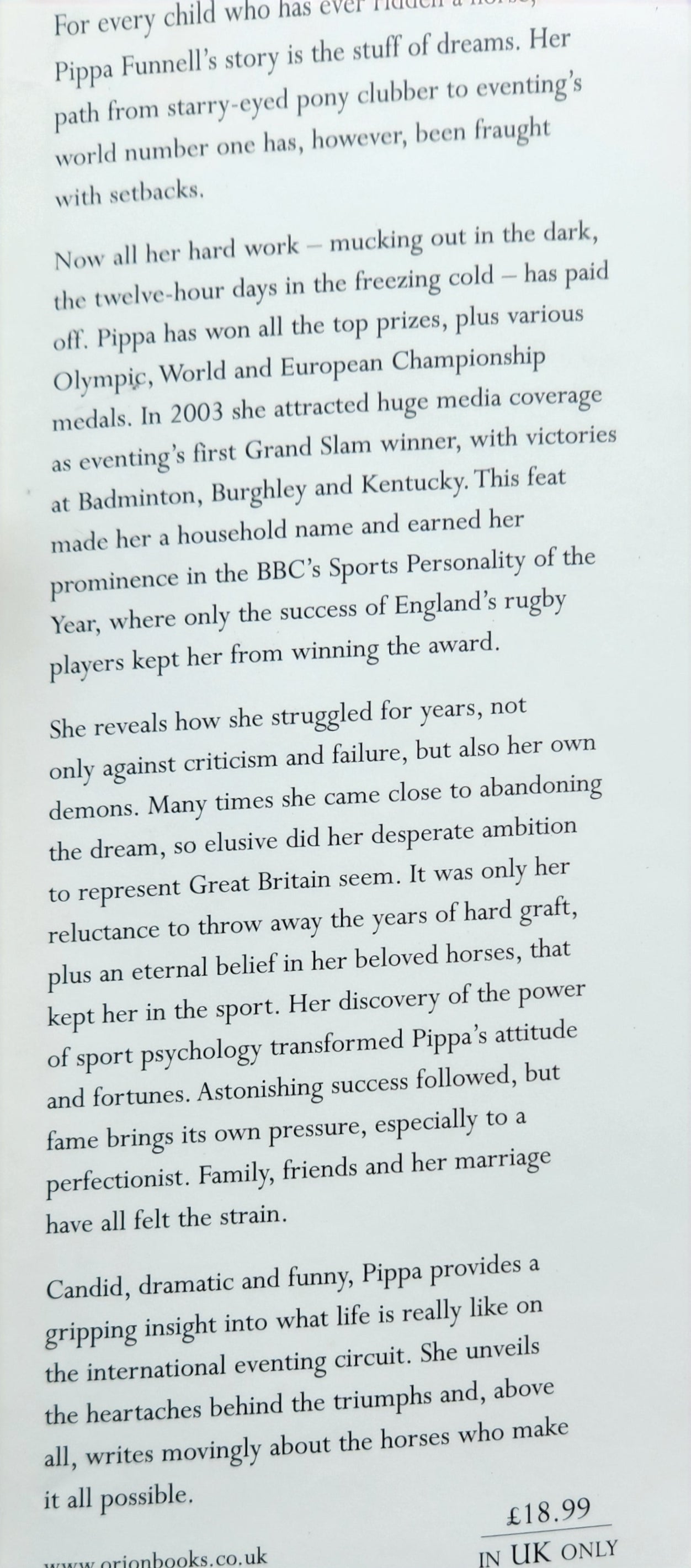 Pippa Funnell The Autobiography