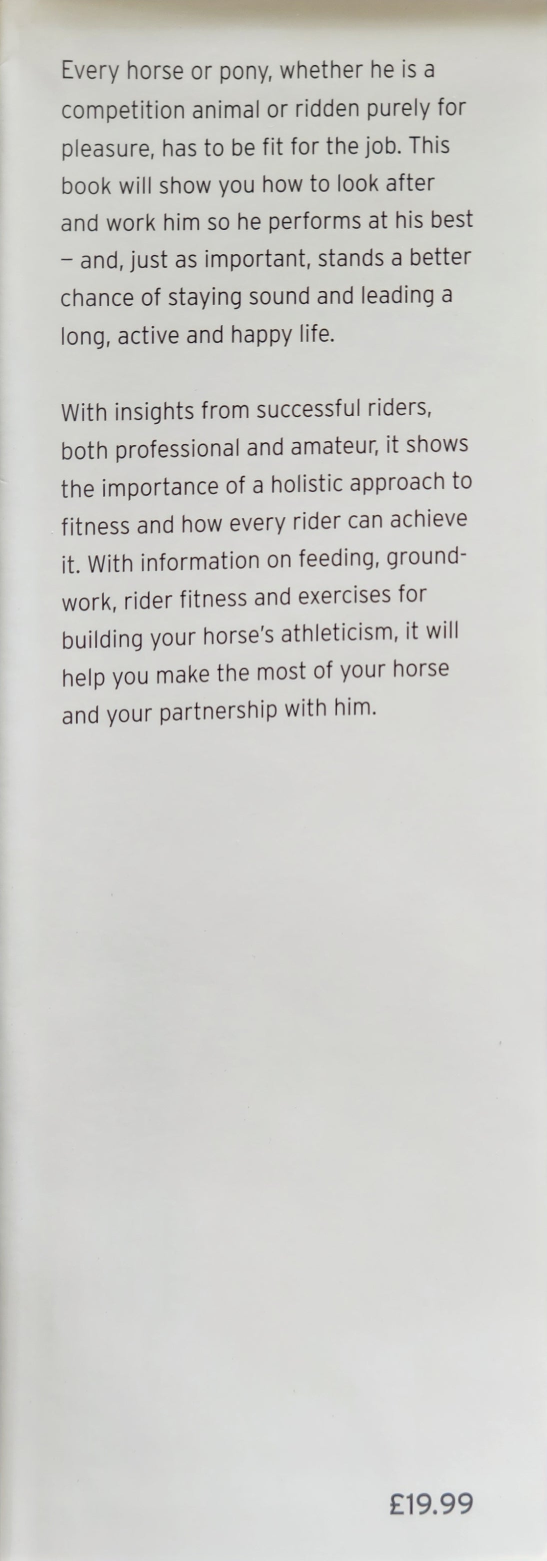 Getting Horses Fit