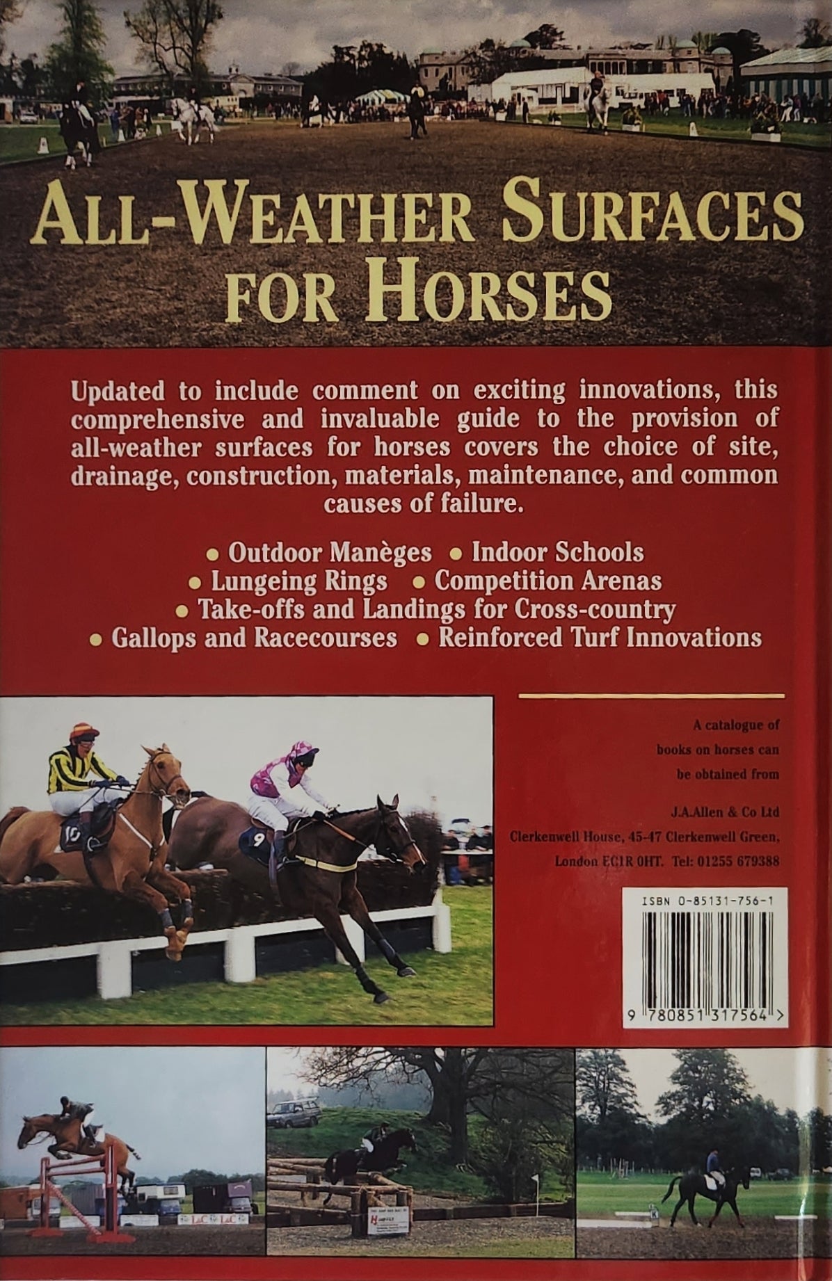 All-weather surfaces for horses