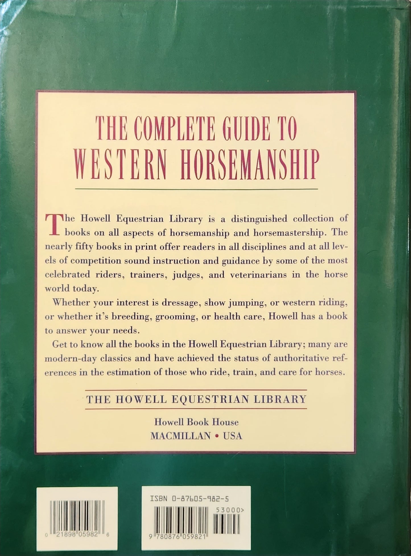 The Complete Guide to Western Horsemanship