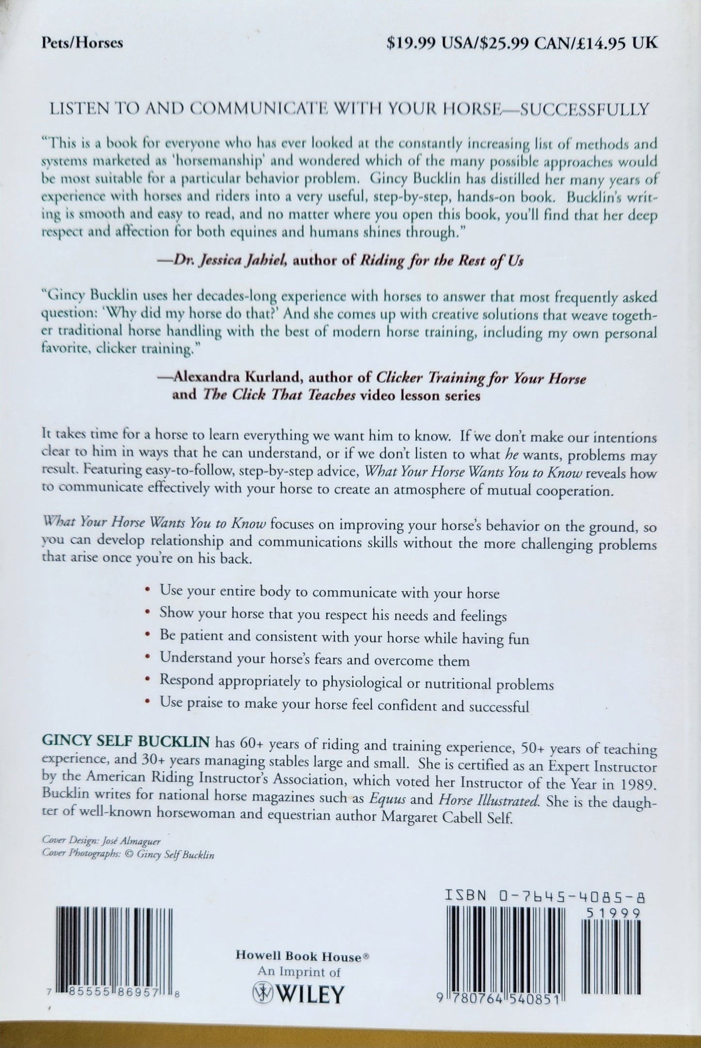 What Your Horse Wants You To Know