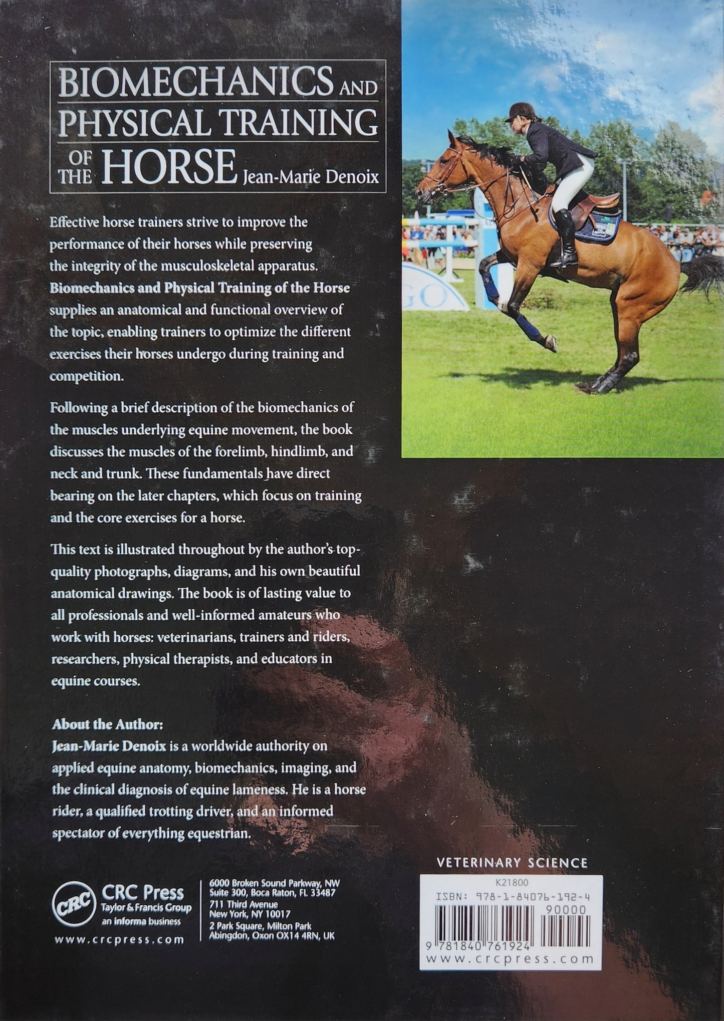 Biomechanics and Physical Training of the Horse