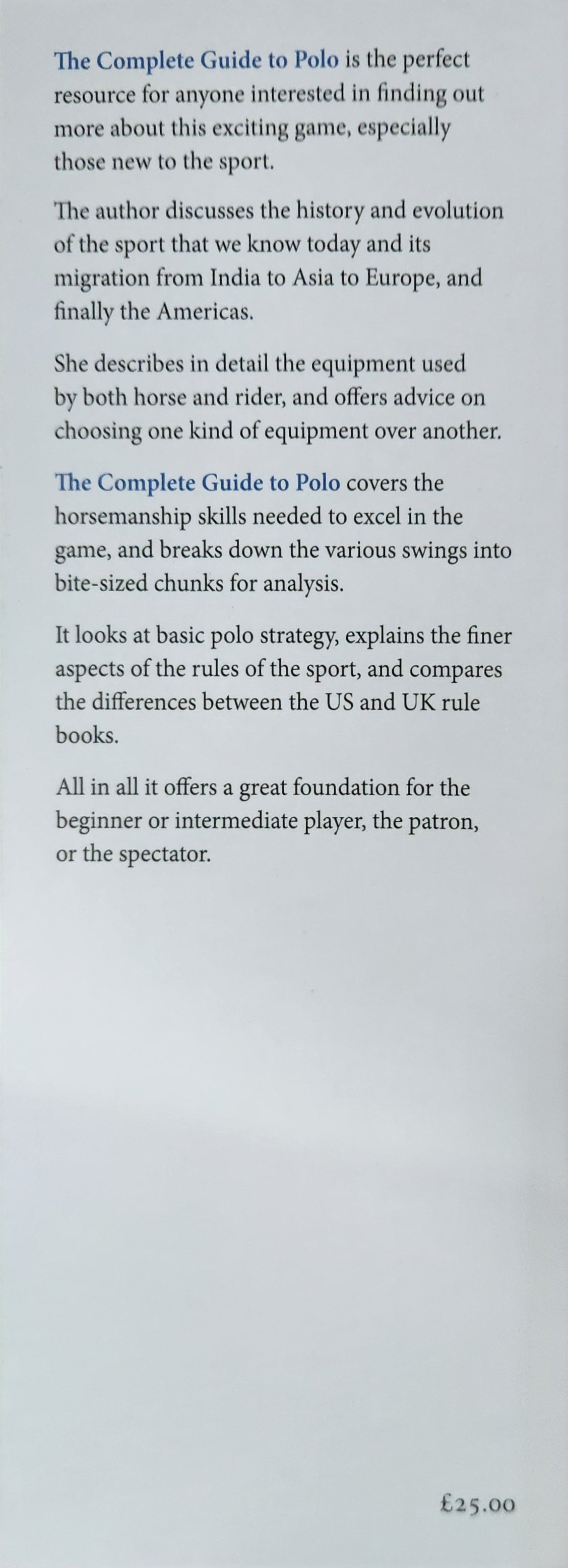 The Complete Guide to Polo