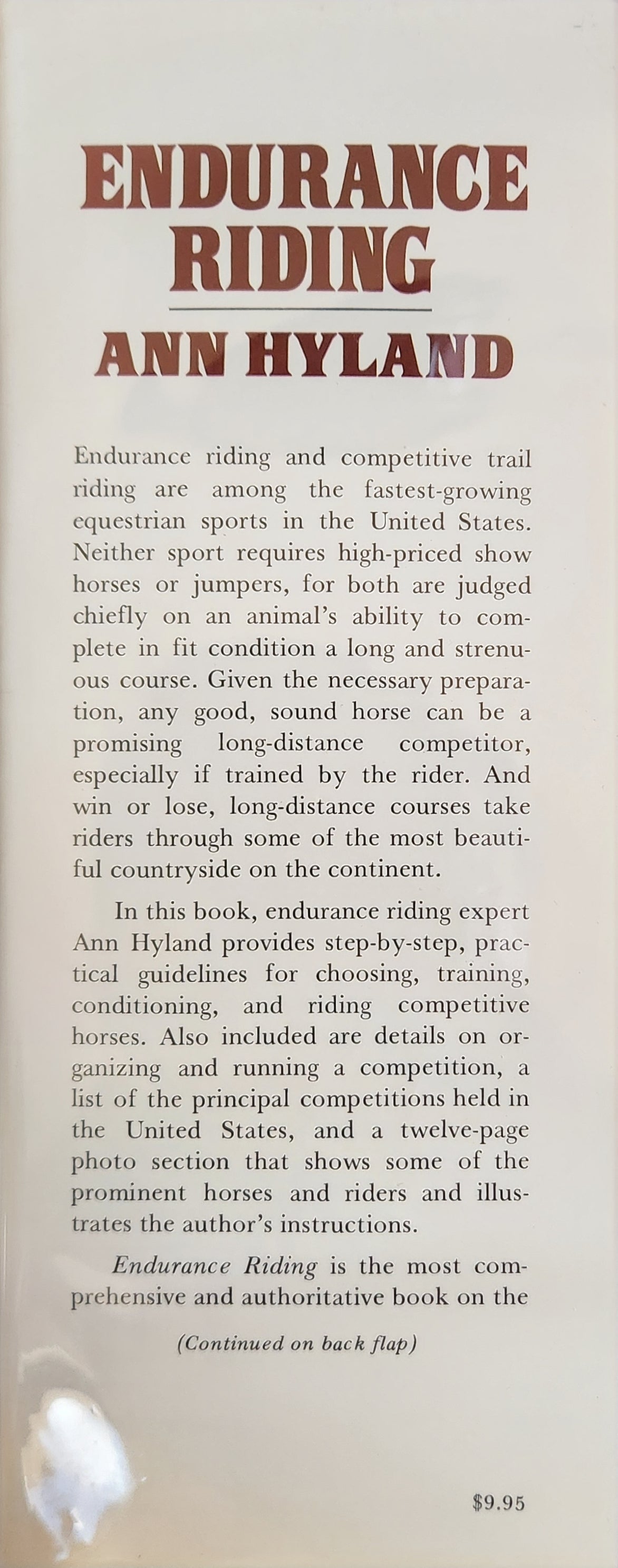 Endurance Riding