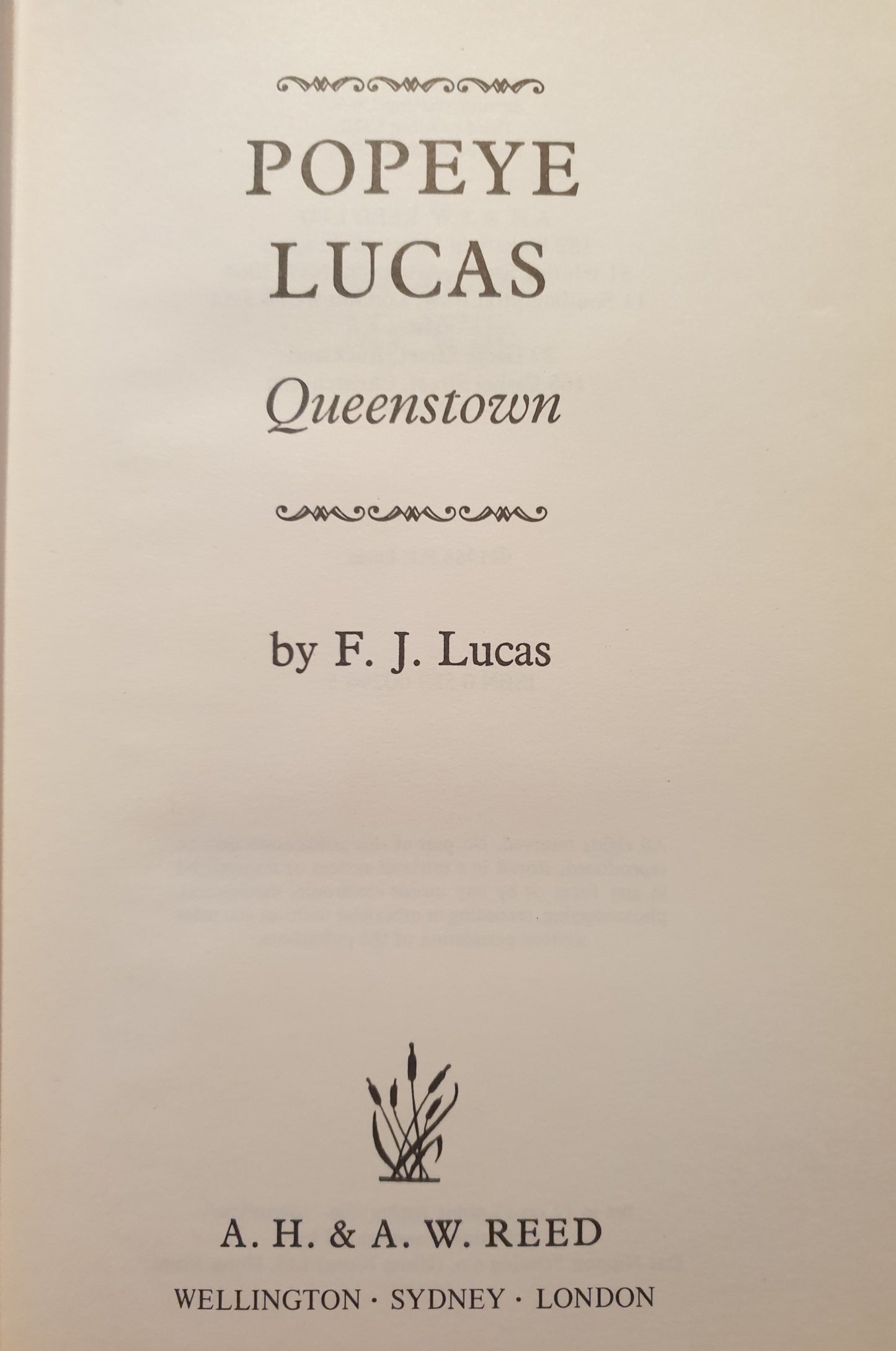 Popeye Lucas, Queenstown