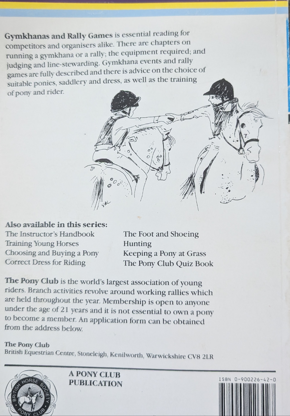 Gymkhanas and rally games