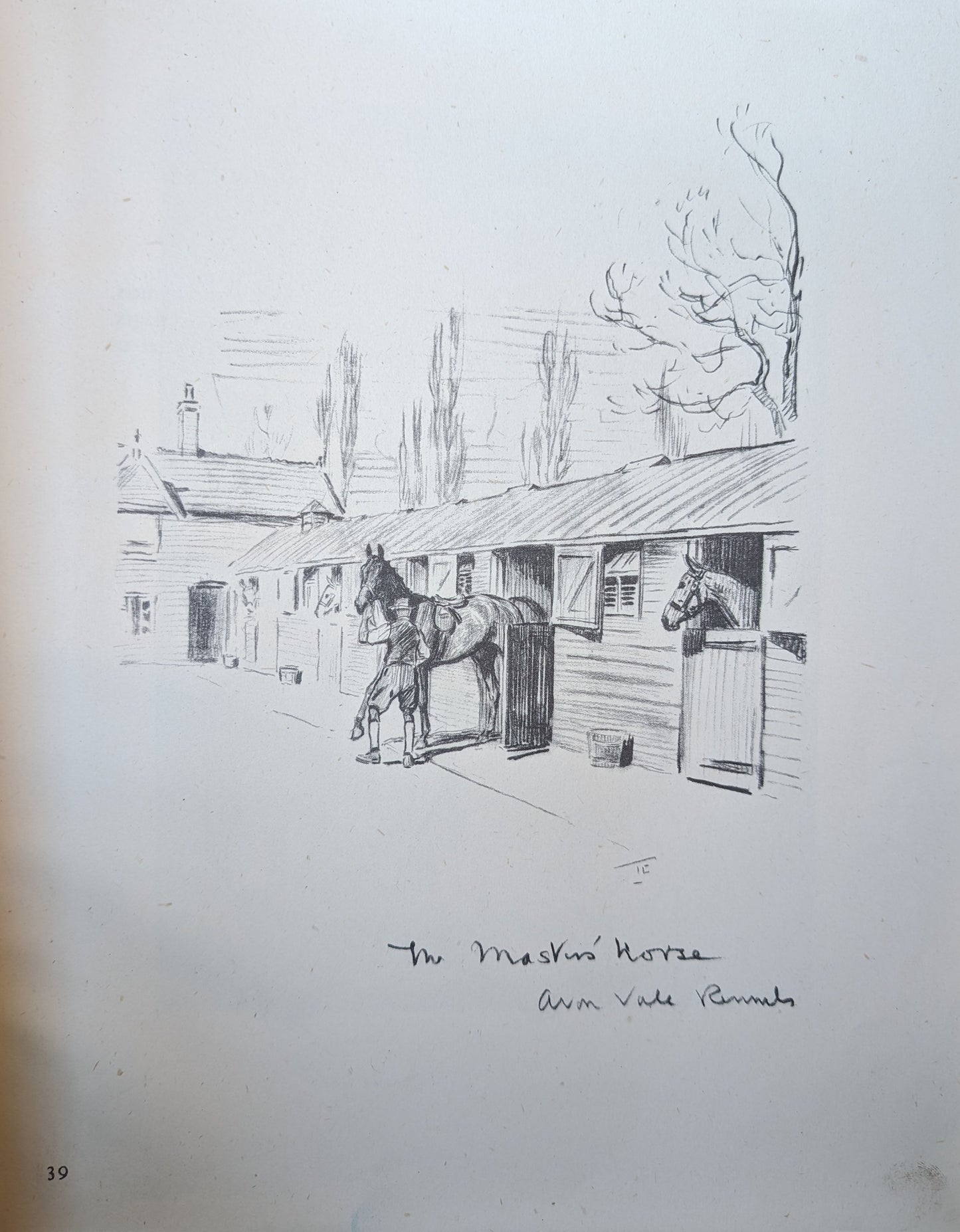 Sketches in Stable and Kennel