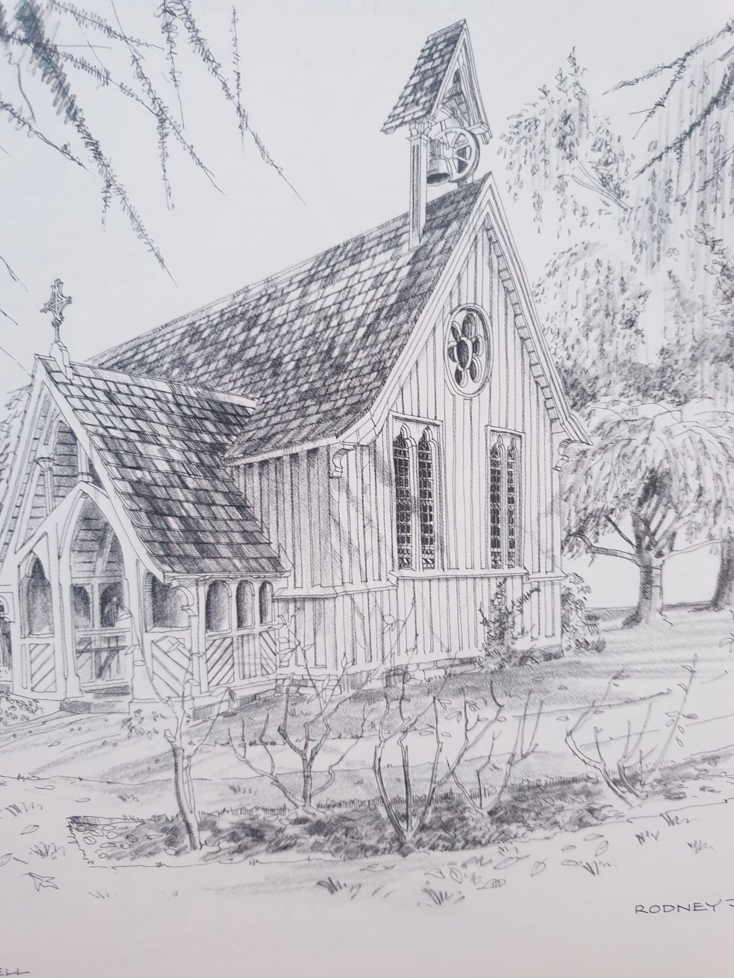 In A Country Churchyard