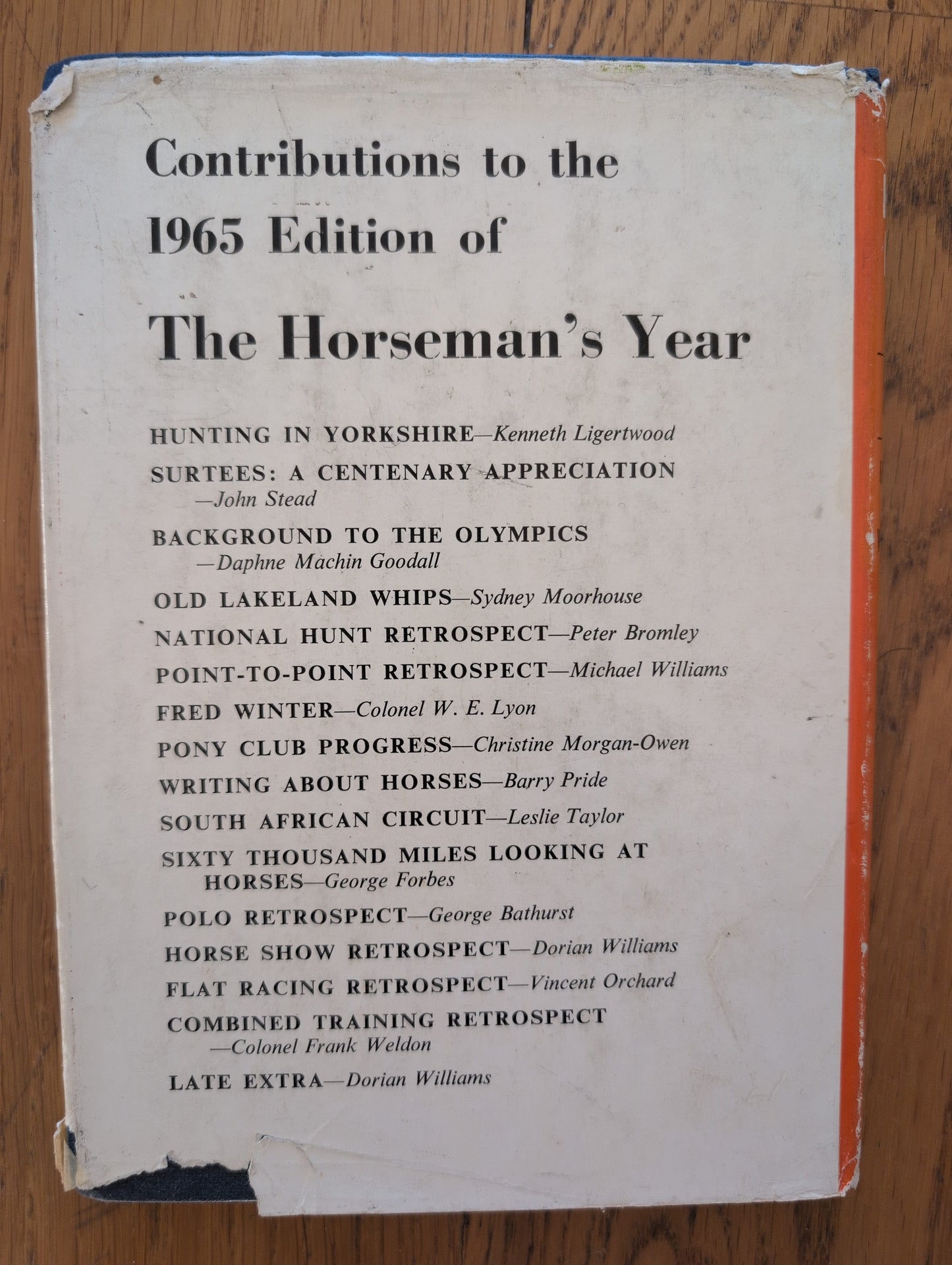 The Horseman's Year (1965)