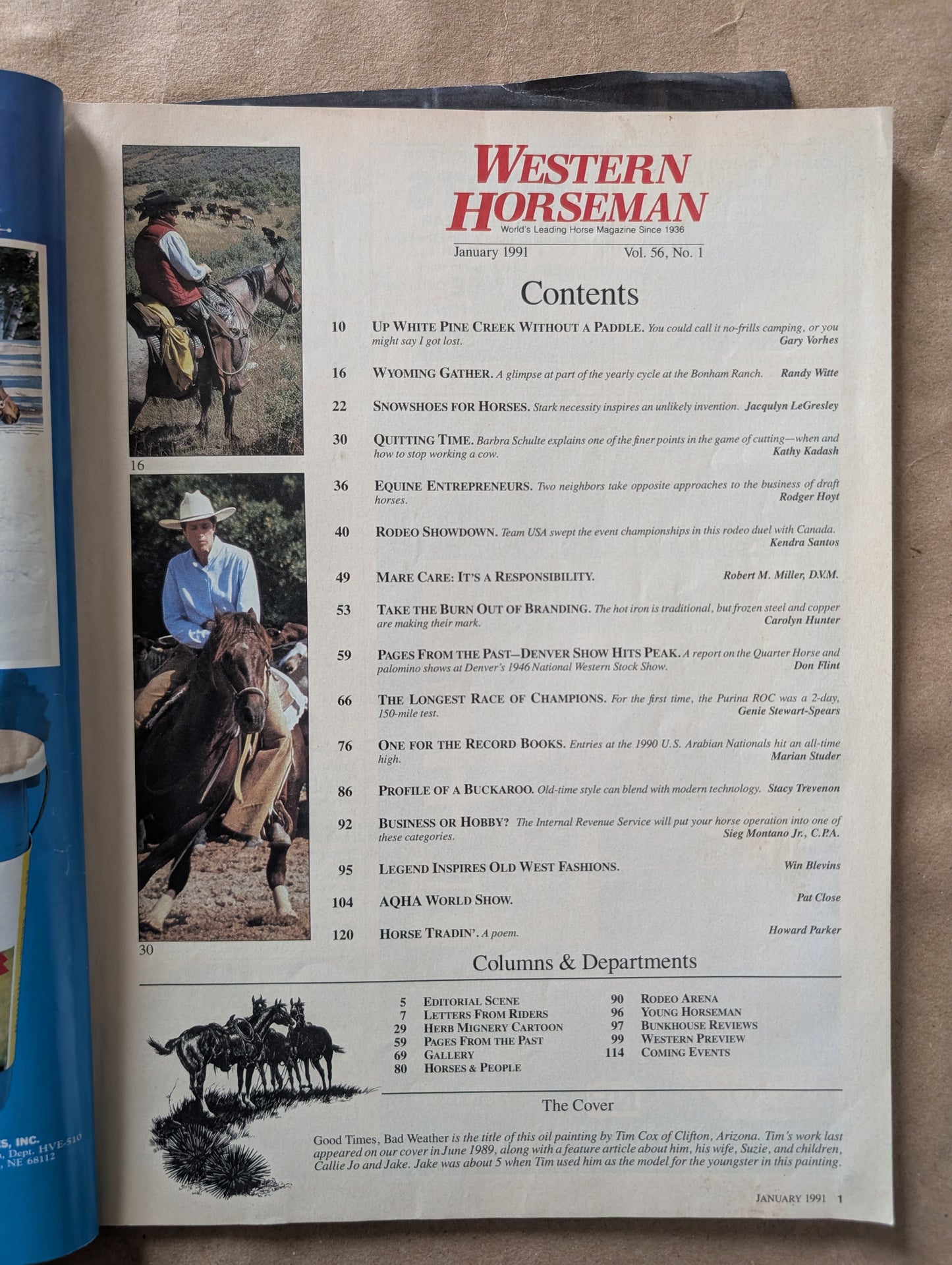 Western Horseman January 1991