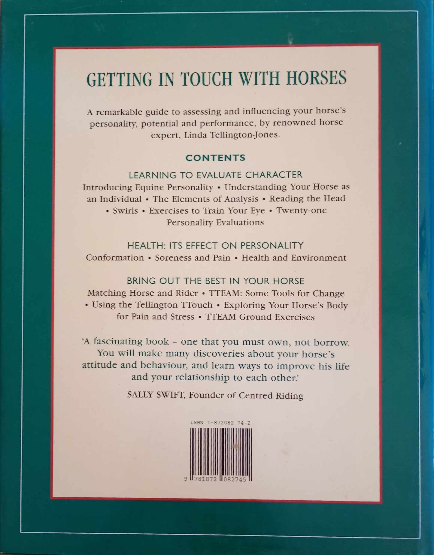 Getting In Touch With Horses