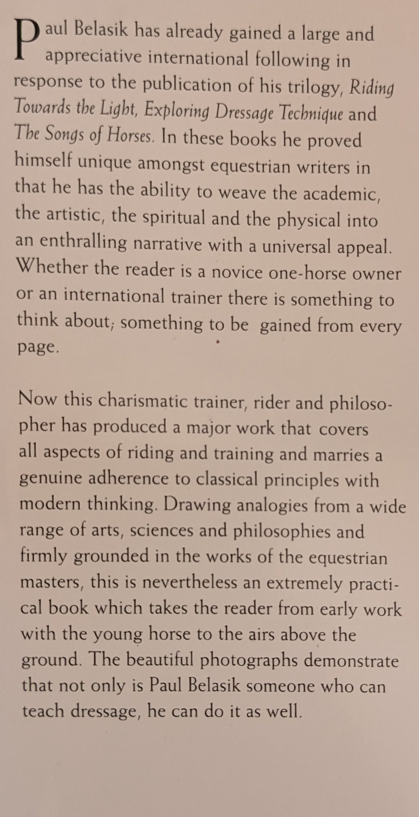 Dressage for the 21st century