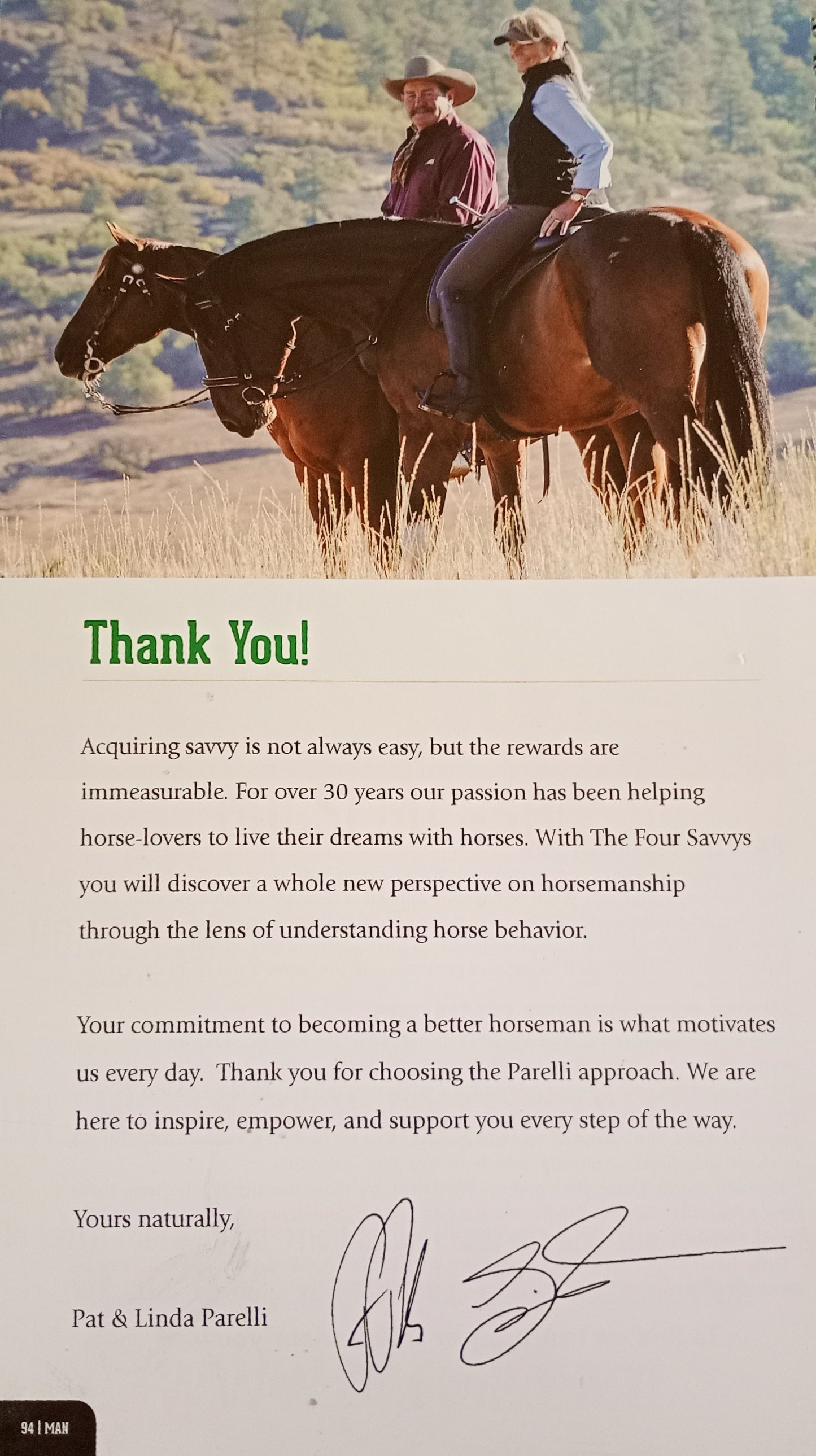 Horsemanship Theory & Horse Behavior