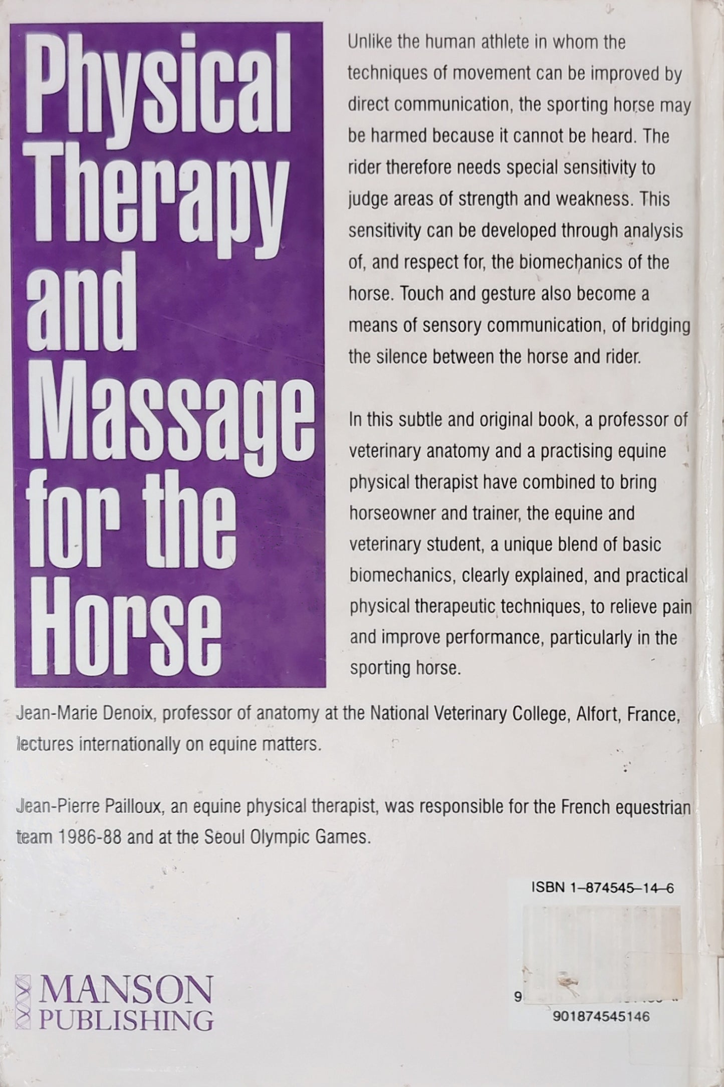 Physical Therapy and Massage for the Horse