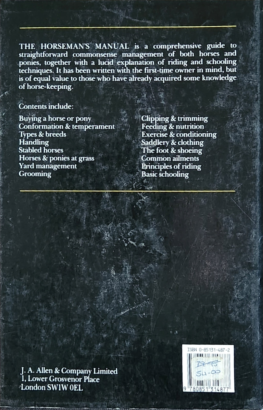 The Horseman's Manual
