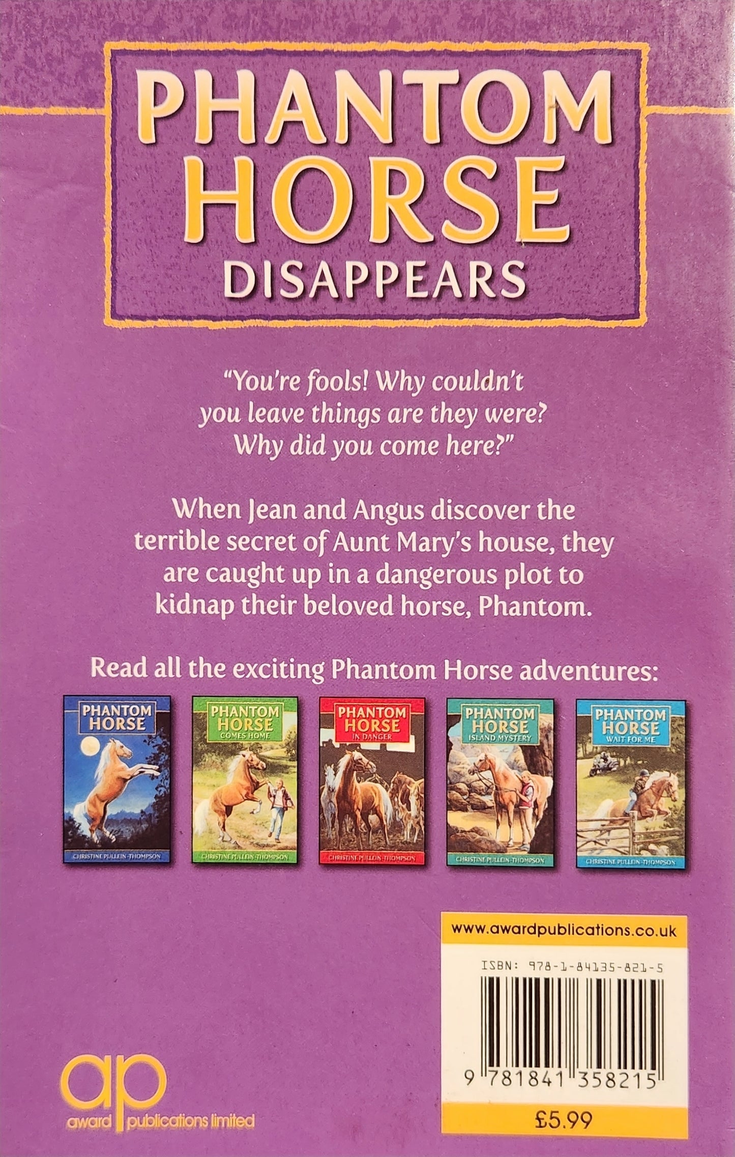 Phantom Horse Disappears
