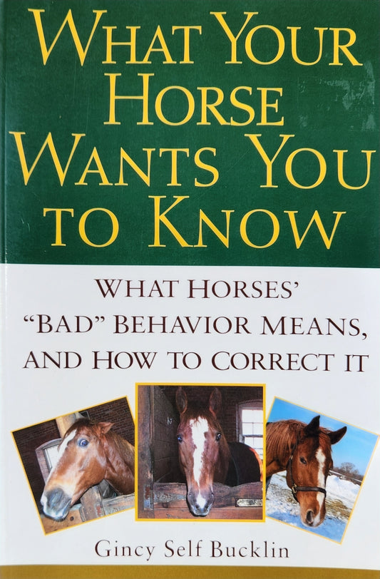 What Your Horse Wants You To Know
