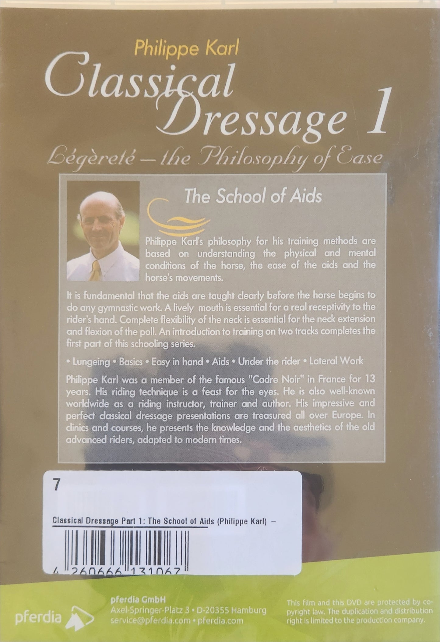 Classical Dressage vol. 1 The School of Aids (DVD)