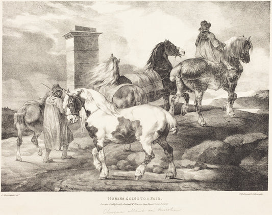 Horses going to a Fair