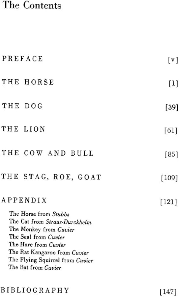 An Atlas of Animal Anatomy for Artists
