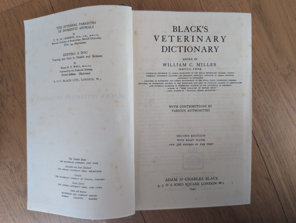 Black's Veterinary Dictionary