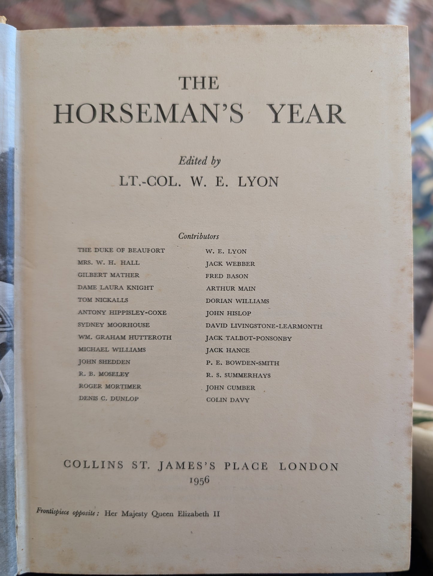 The Horseman's Year (1956)