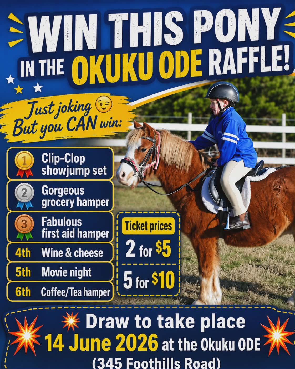 RAFFLE TICKETS X 2